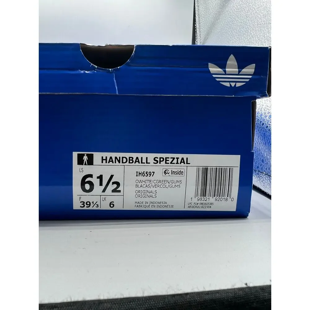 Adidas Handball Spezial “Off-White Collegiate Green” size 6.5 men’s/8 women’s
